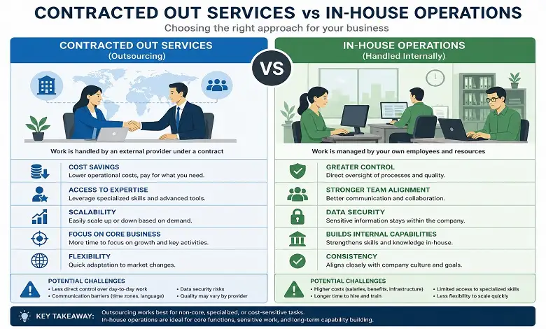 Contracted Out Services vs In-House Operations