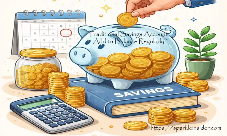 Traditional Savings Account Add to Balance Regularly